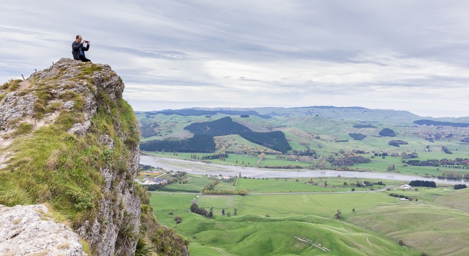 Photo taken by Elrond and Colin up at Te Mata Peak in the Hawkes Bay.